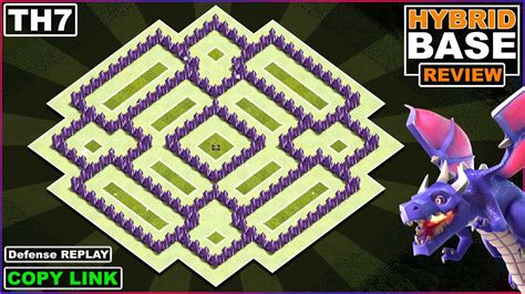 town hall 7 base best defense|More.